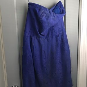 Silk strapless dress by Rebecca Taylor